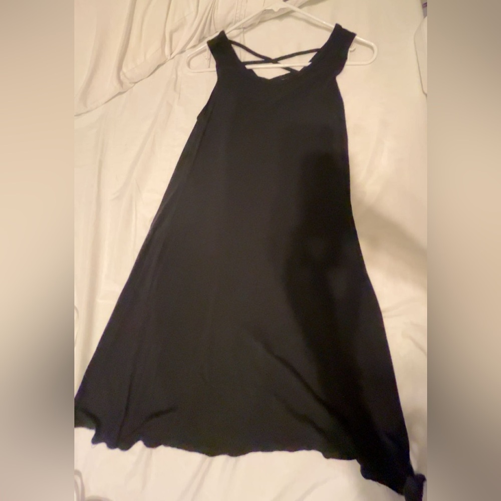 Black plain Olivia Rae Dress